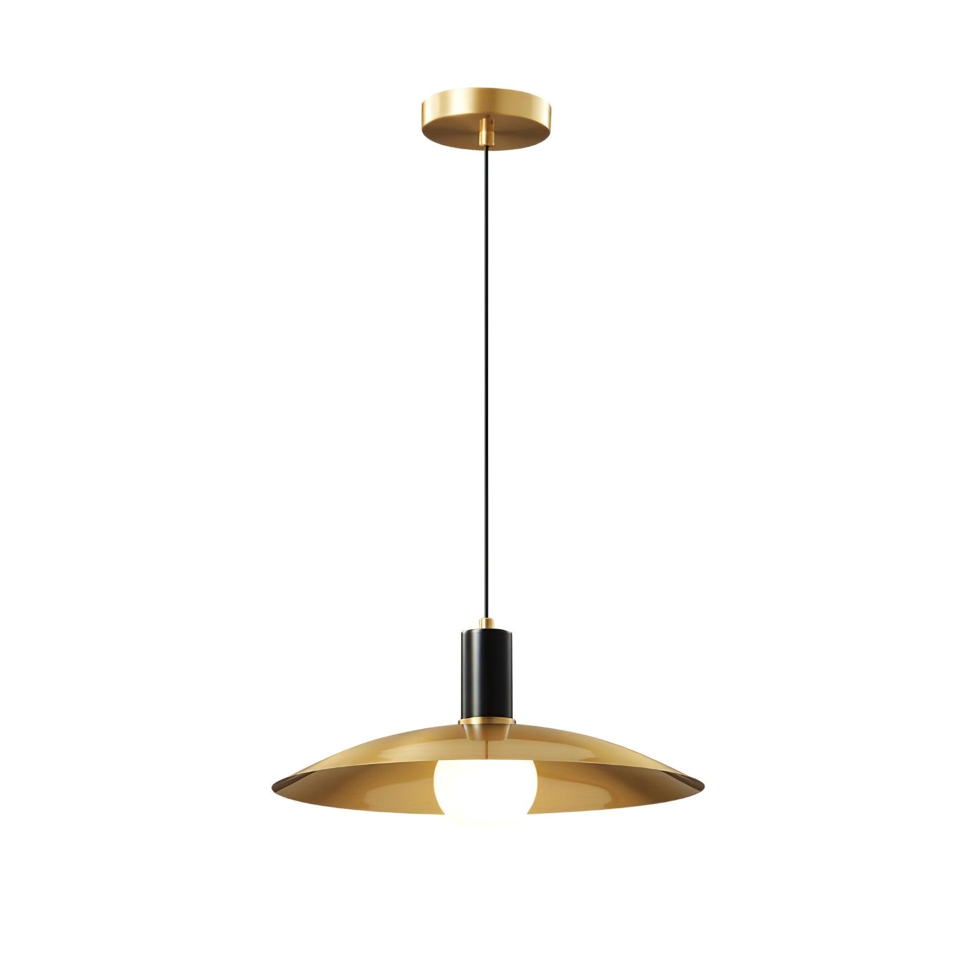 Thalora Brass & Glass Classic Pendant Lamp