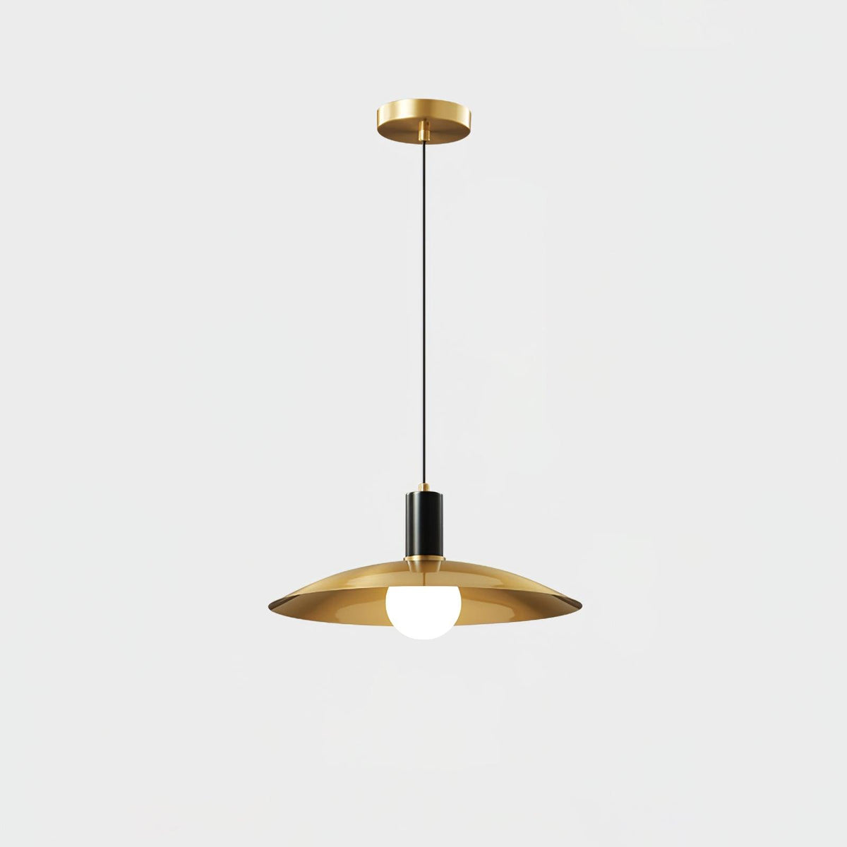 Thalora Brass & Glass Classic Pendant Lamp