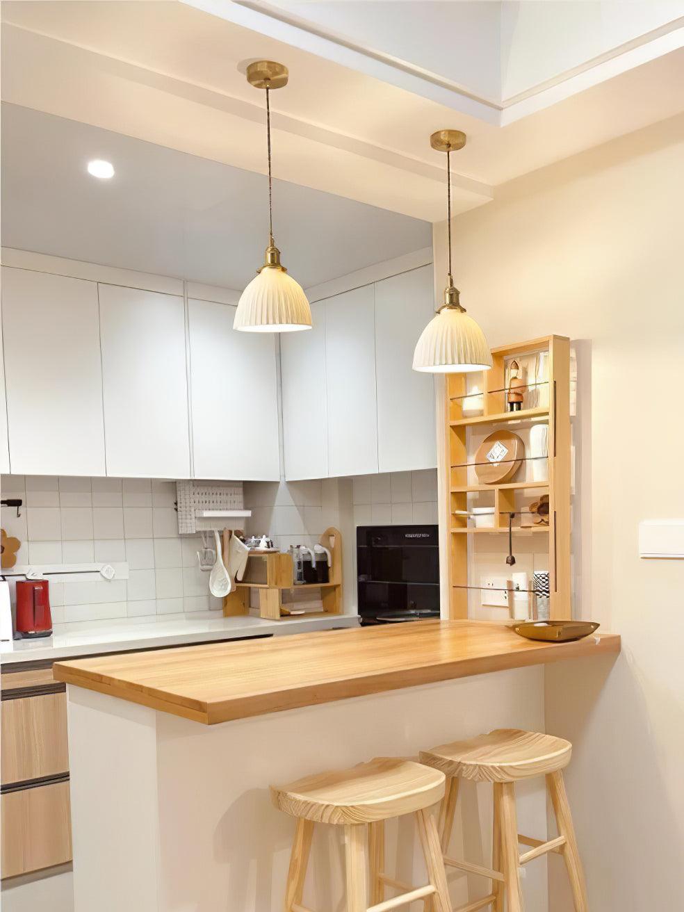 Ornoryra Vintage Glass Pendant Light