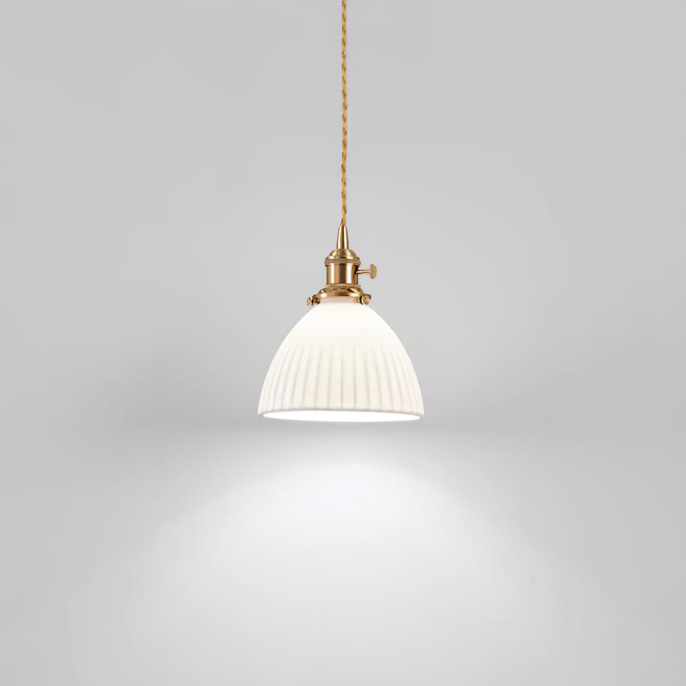 Ornoryra Vintage Glass Pendant Light