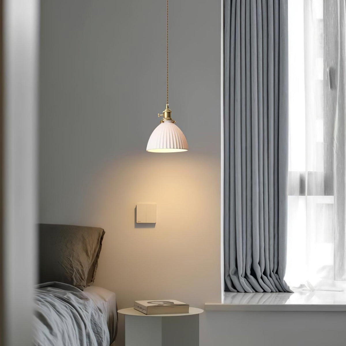Ornoryra Vintage Glass Pendant Light