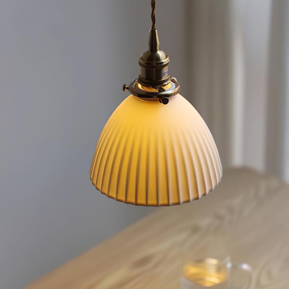 Ornoryra Vintage Glass Pendant Light