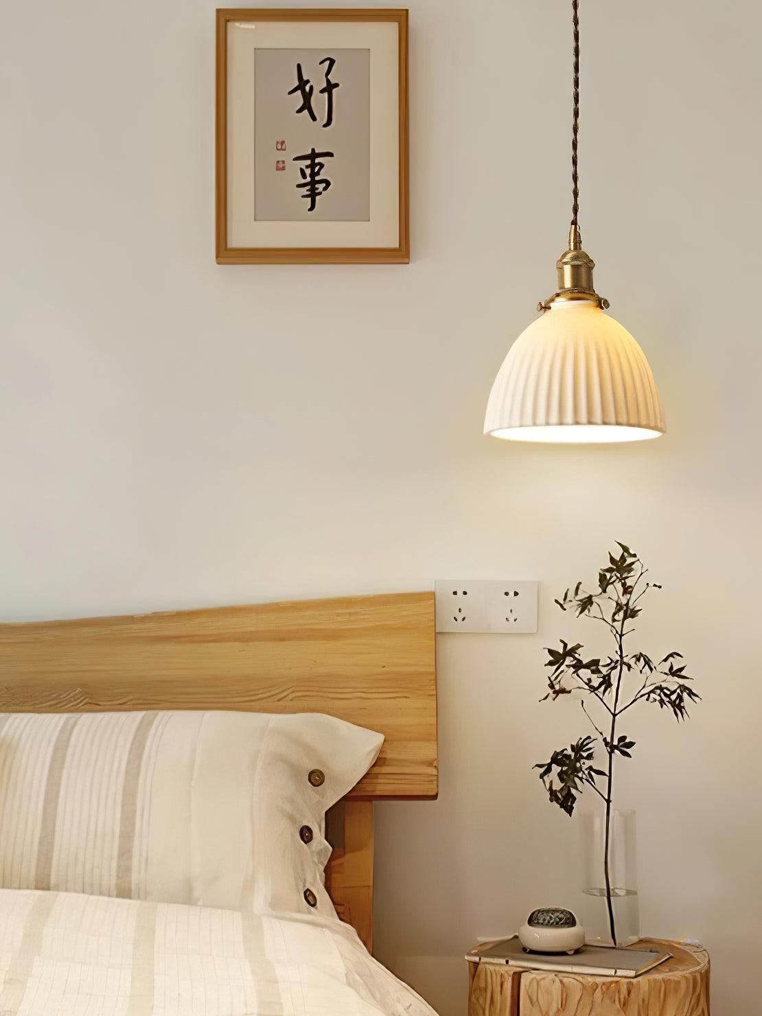 Ornoryra Vintage Glass Pendant Light
