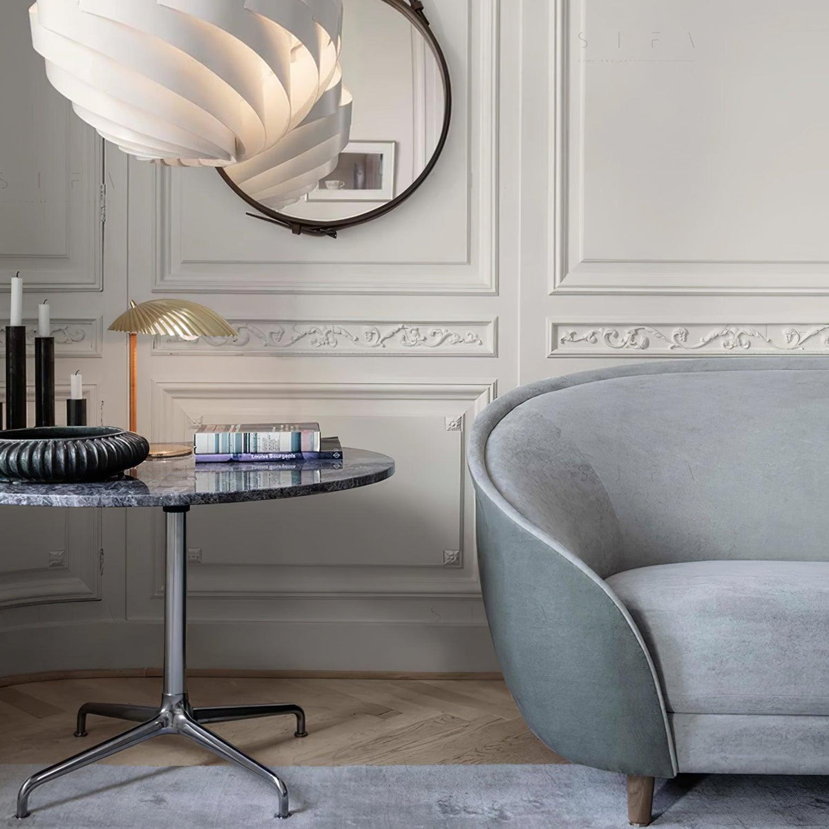 Zorare Brass Glam Table Lamp