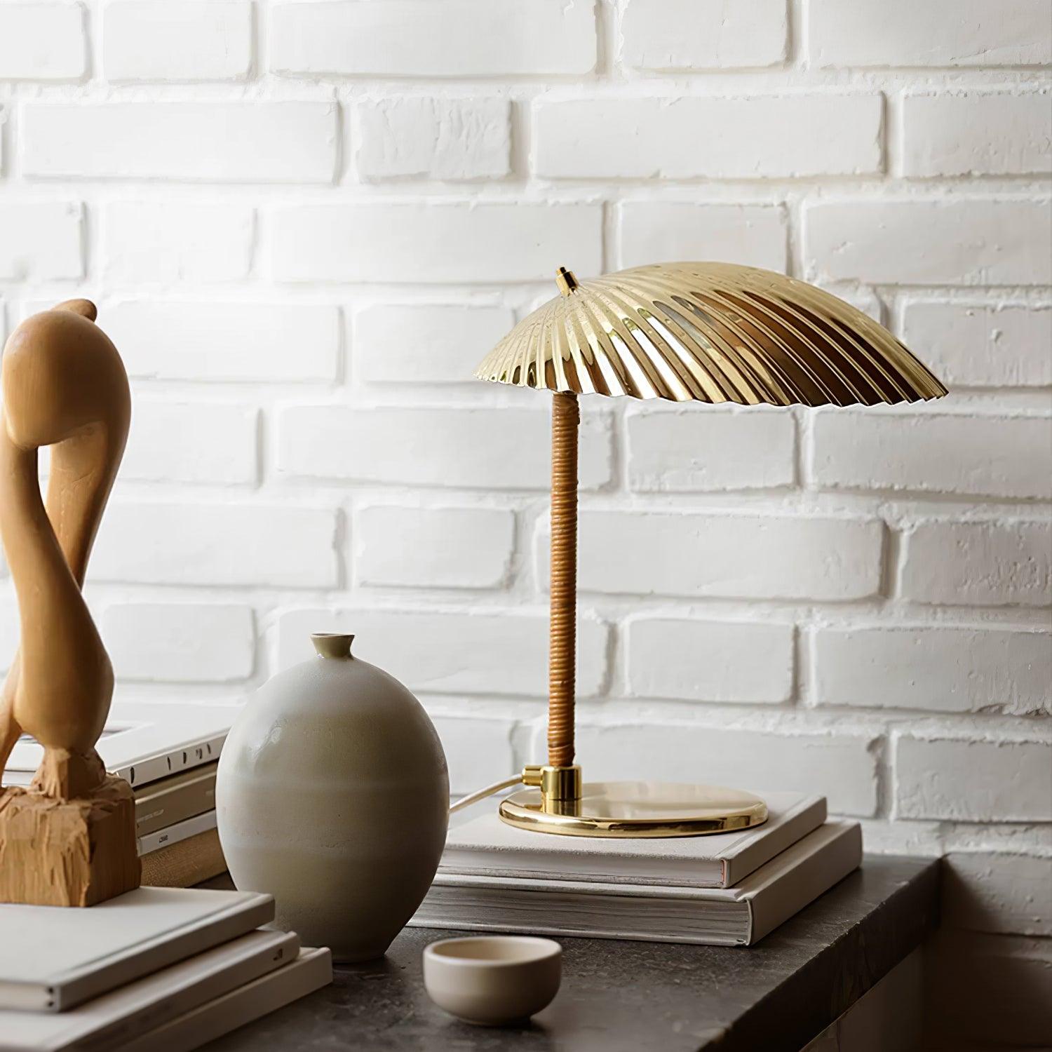 Zorare Brass Glam Table Lamp