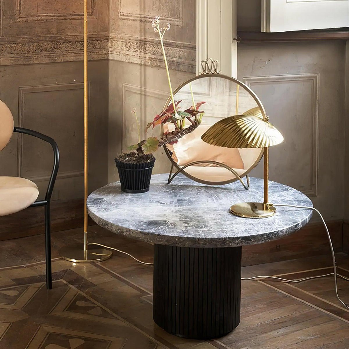 Zorare Brass Glam Table Lamp