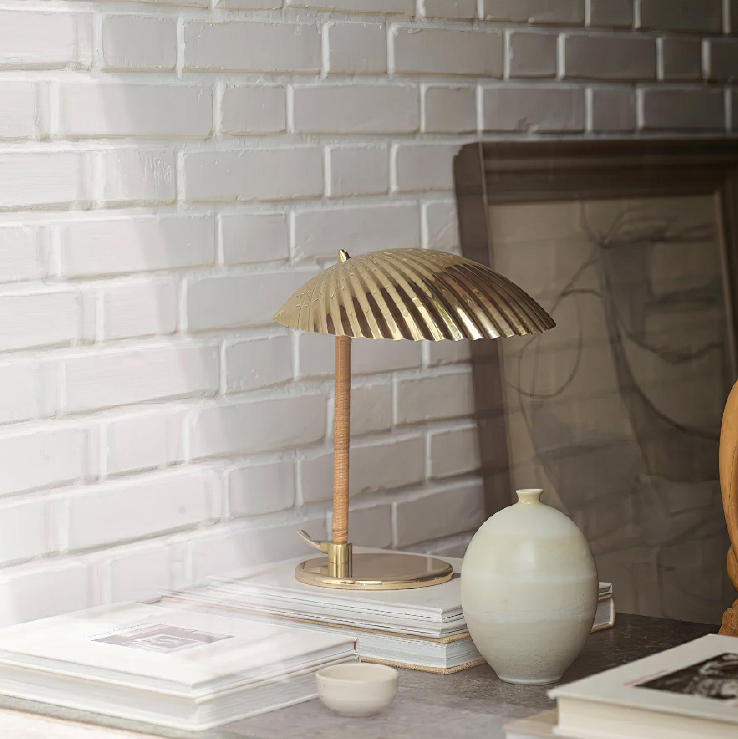 Zorare Brass Glam Table Lamp