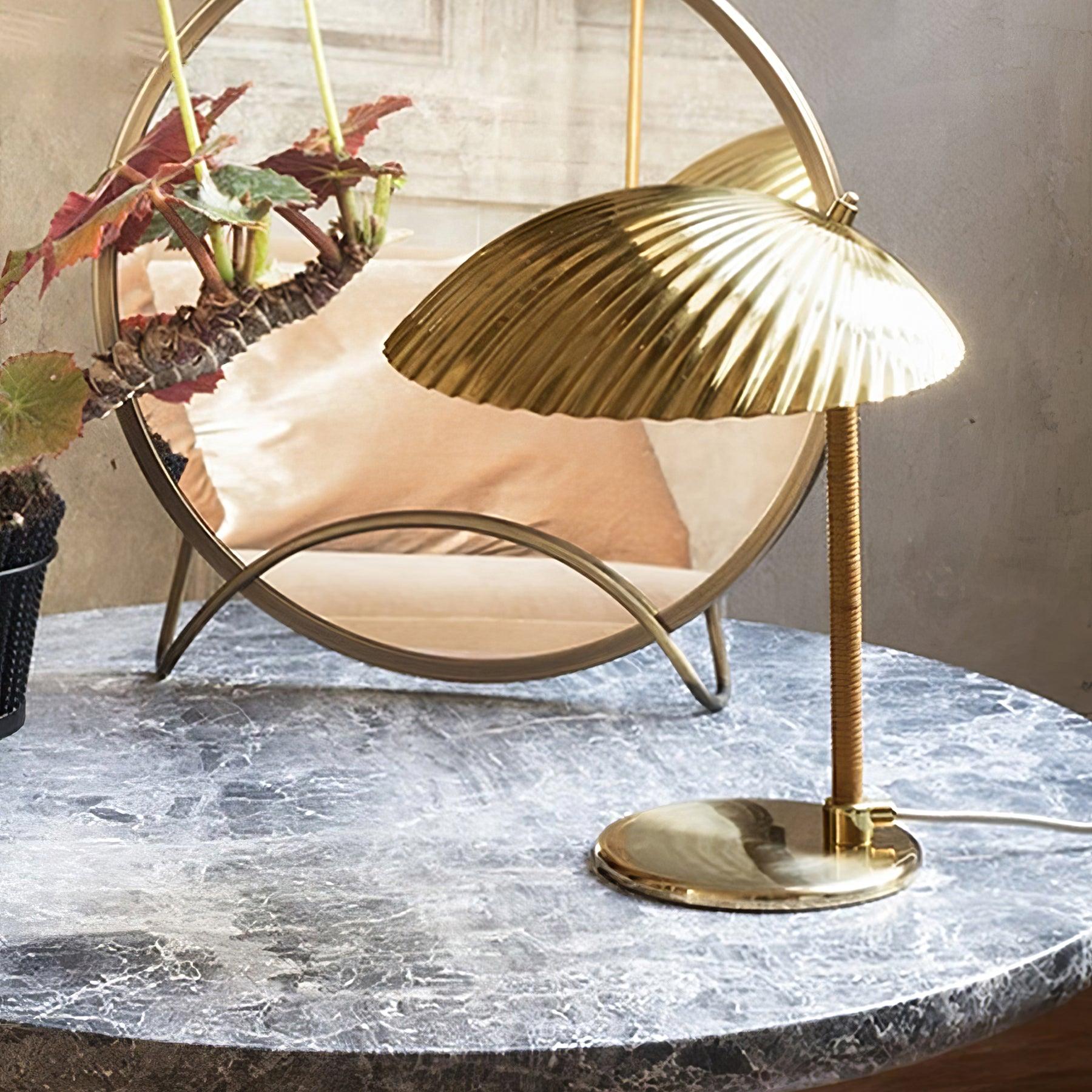 Zorare Brass Glam Table Lamp