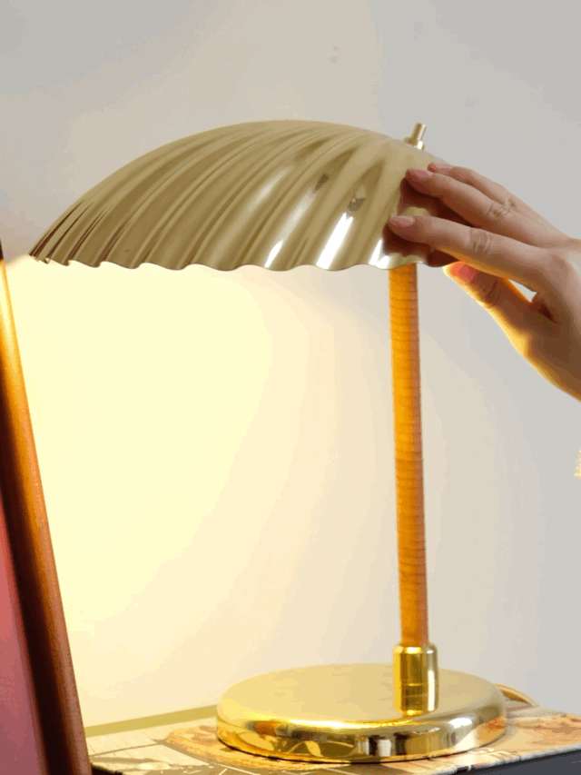 Zorare Brass Glam Table Lamp