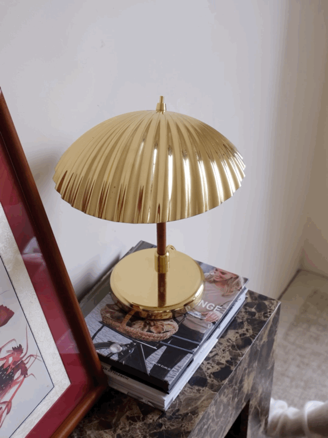 Zorare Brass Glam Table Lamp