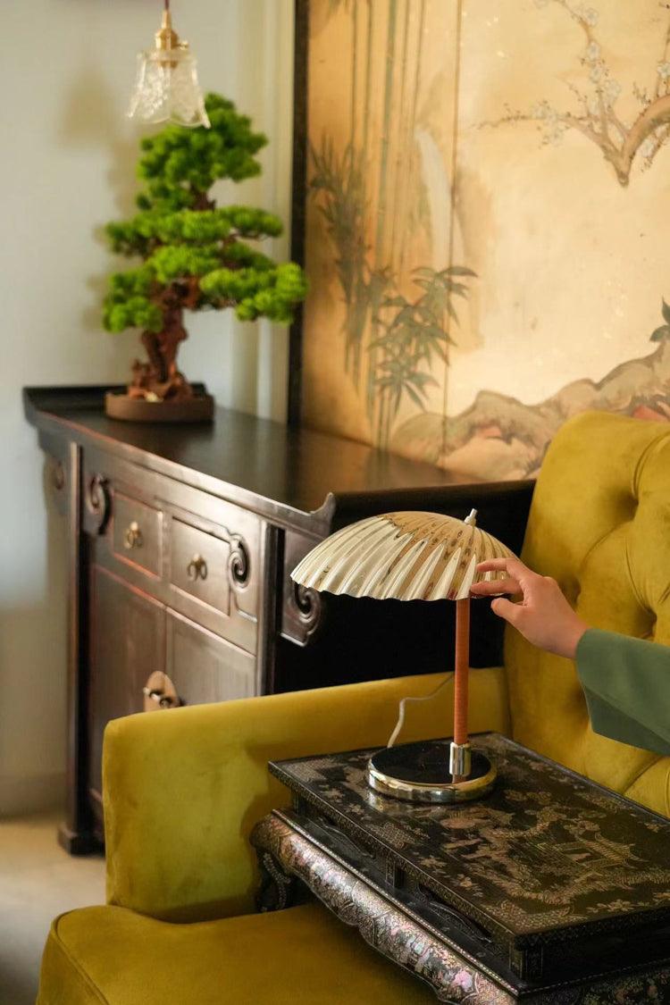 Zorare Brass Glam Table Lamp