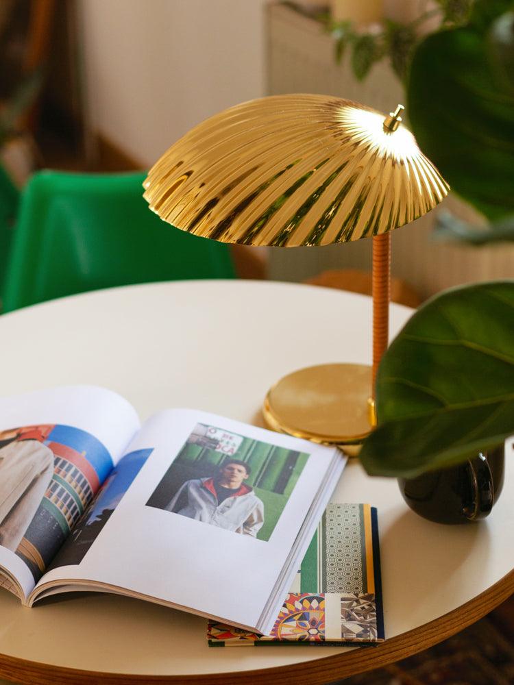 Zorare Brass Glam Table Lamp