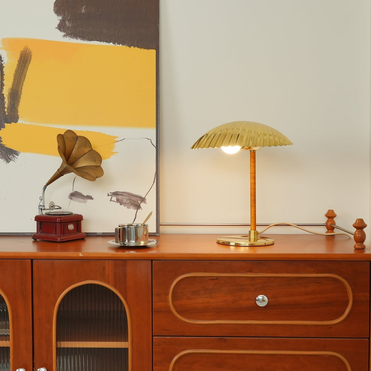 Zorare Brass Glam Table Lamp