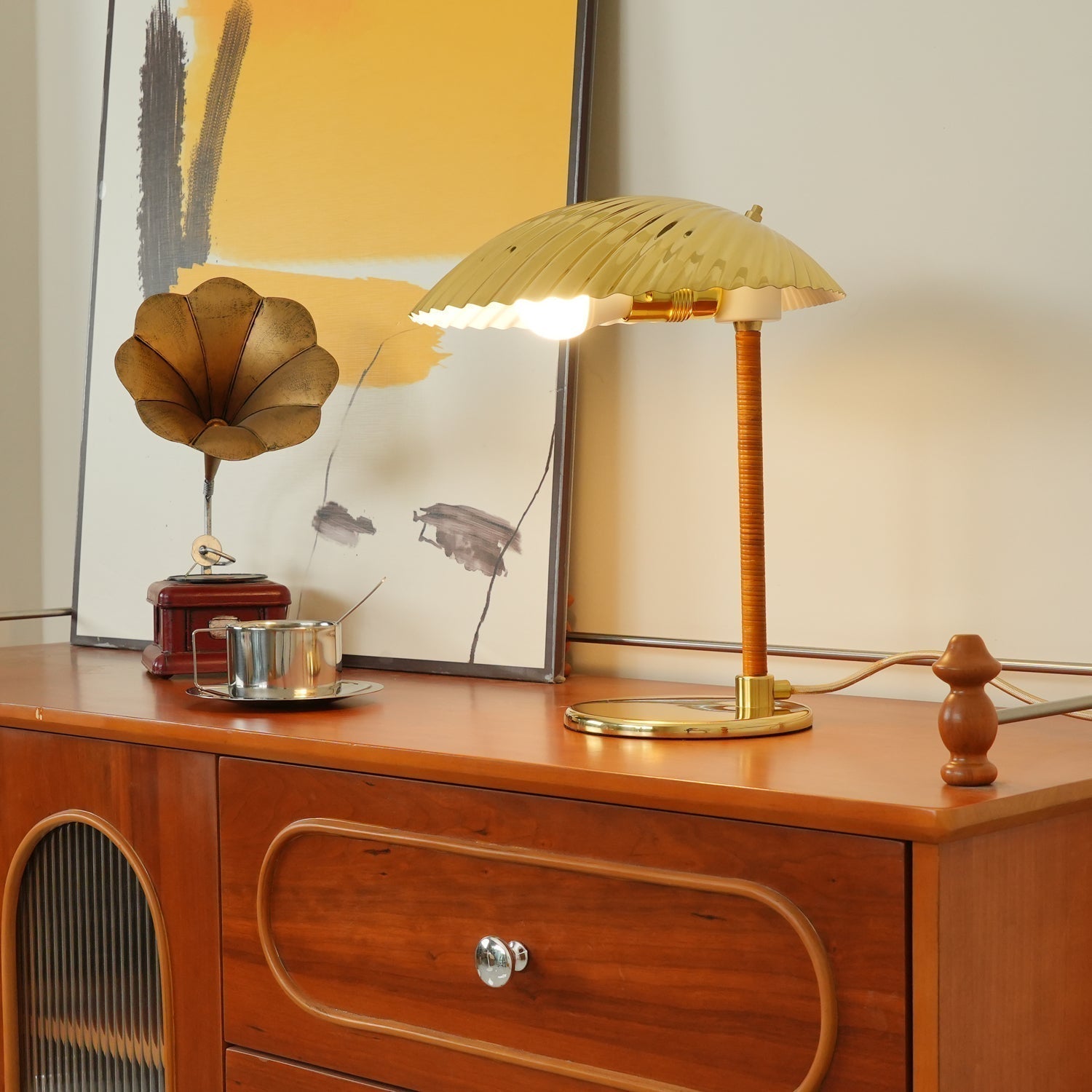 Zorare Brass Glam Table Lamp