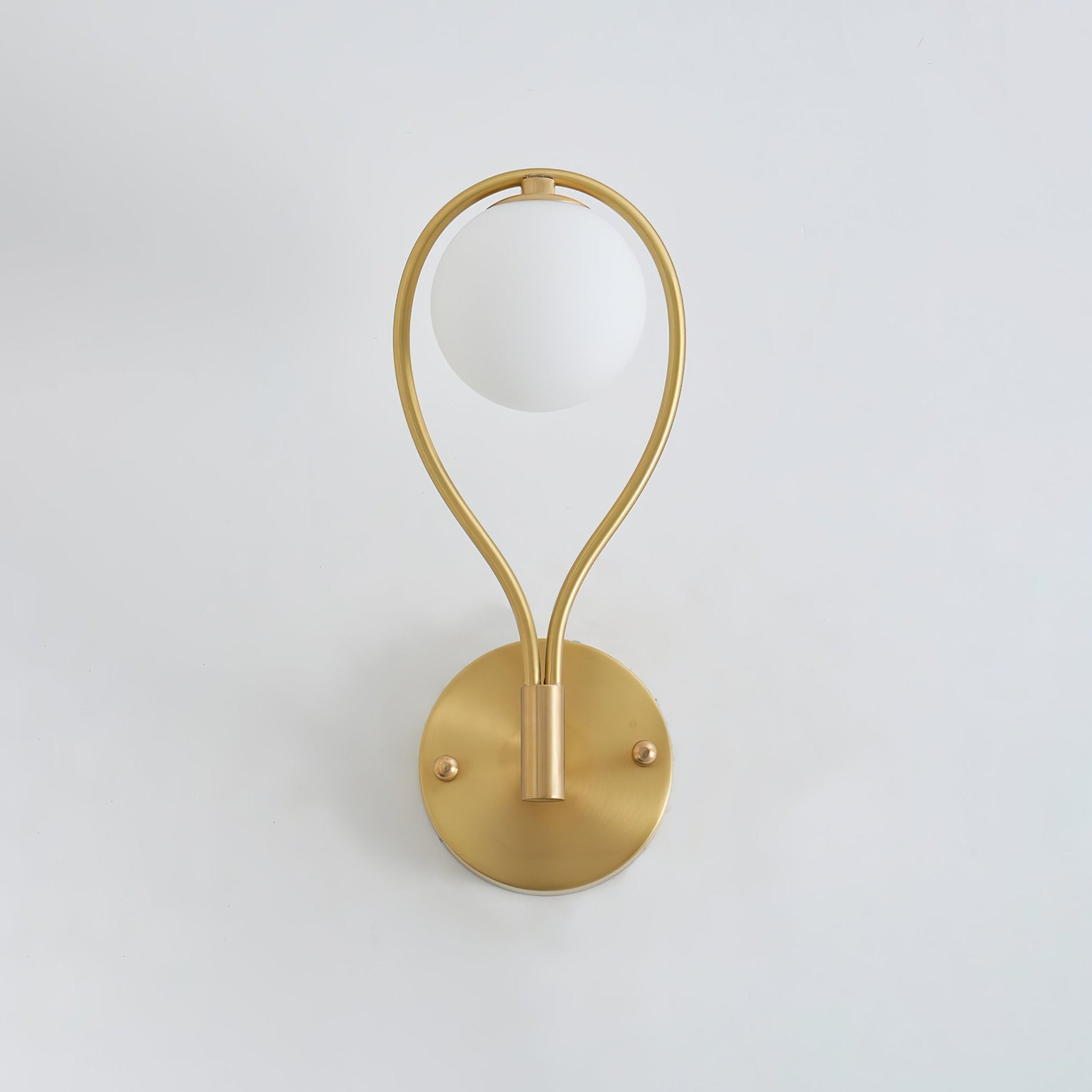 Eiralaya Modern Minimalist Vanity Brass Glass Wall Lamp
