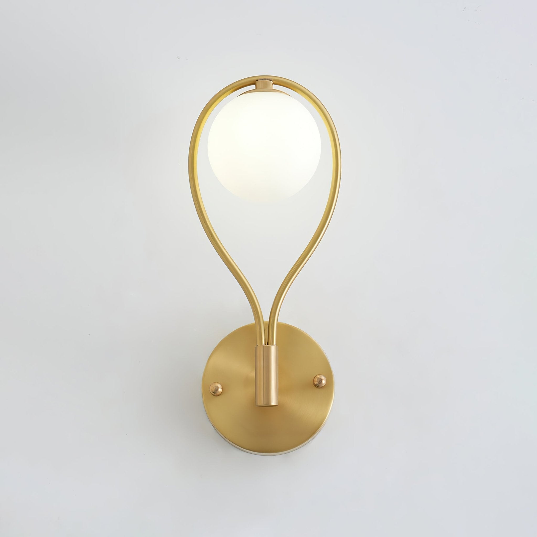 Eiralaya Modern Minimalist Vanity Brass Glass Wall Lamp