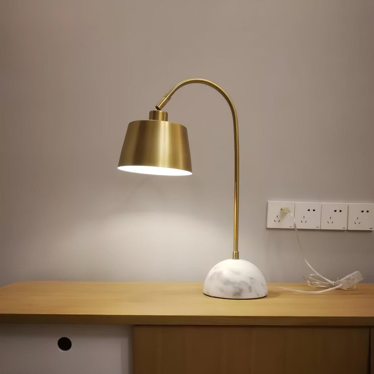 Caleo Elegant Marble Desk Lamp