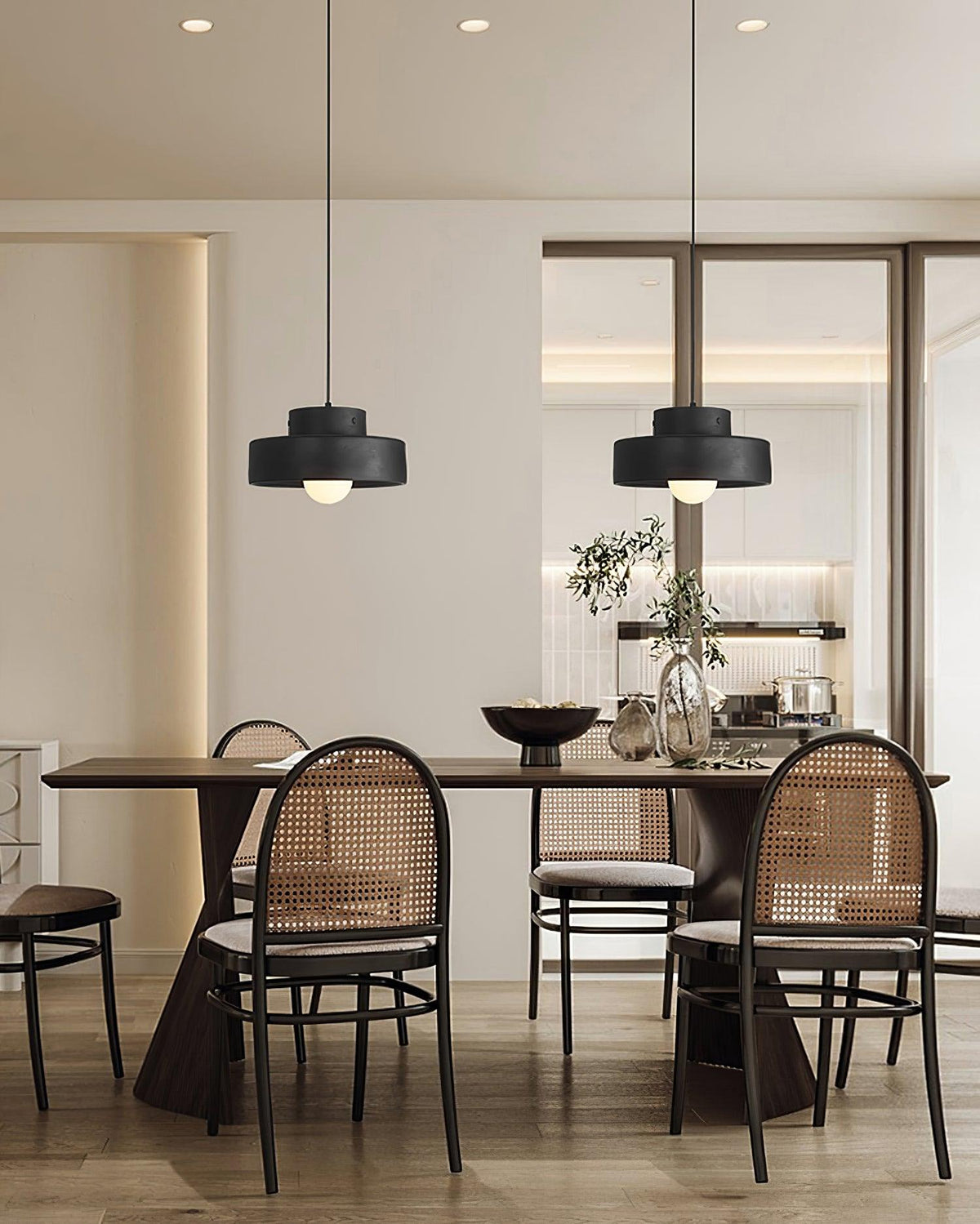 Calen Pendant Lamp Double Layers Resin
