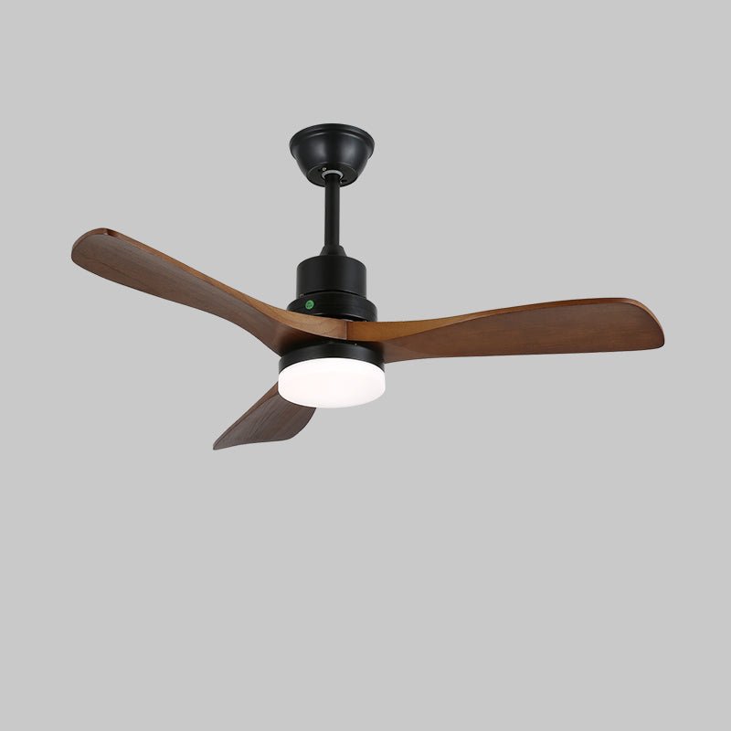 Rininena Modern Wood Ceiling Fan Light