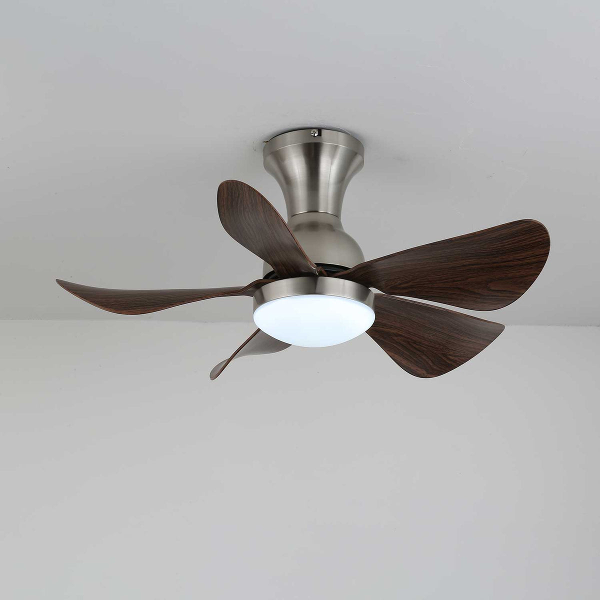 Novaro Modern Wood Ceiling Fan Light