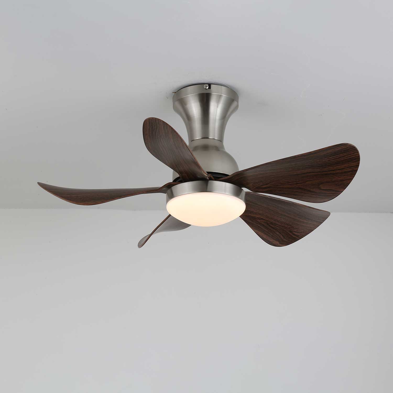 Novaro Modern Wood Ceiling Fan Light