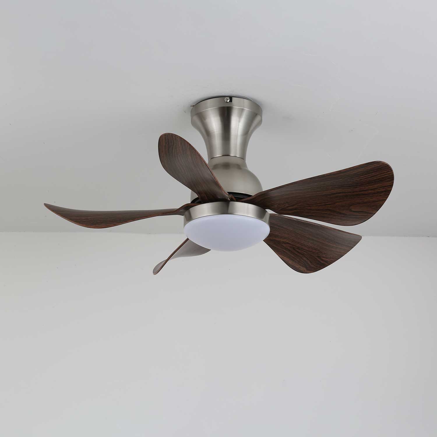 Novaro Modern Wood Ceiling Fan Light