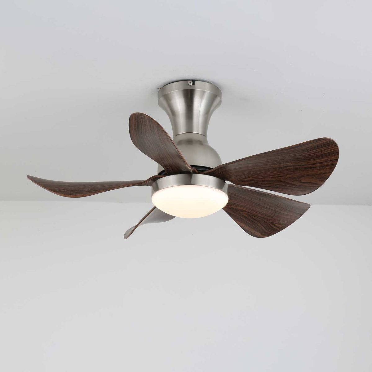 Novaro Modern Wood Ceiling Fan Light