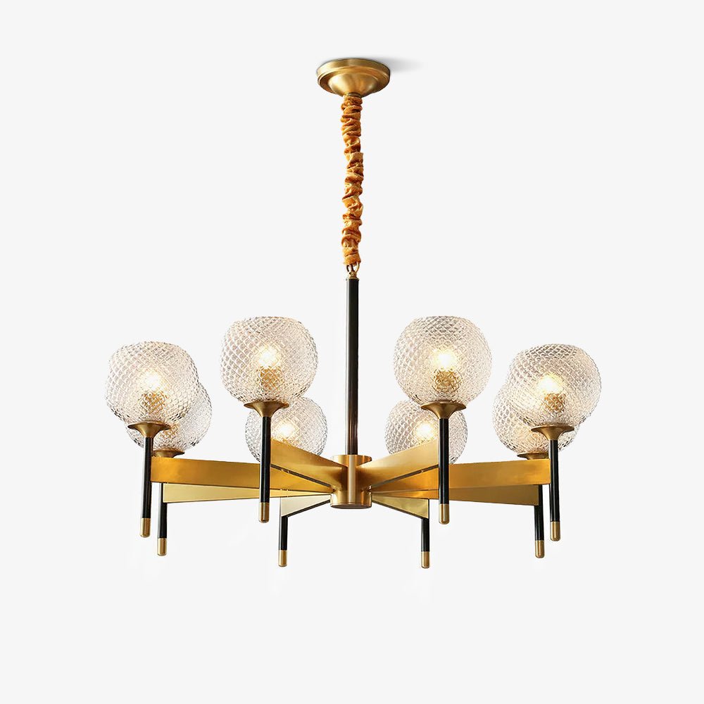 Glint Modern Brass Chandelier