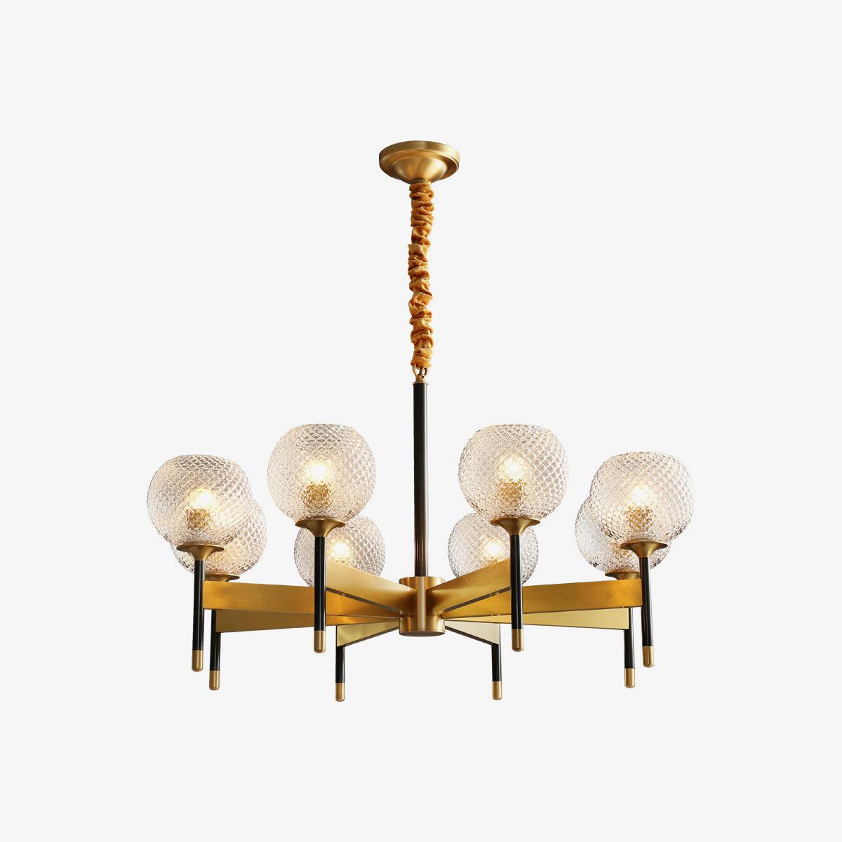 Glint Modern Brass Chandelier