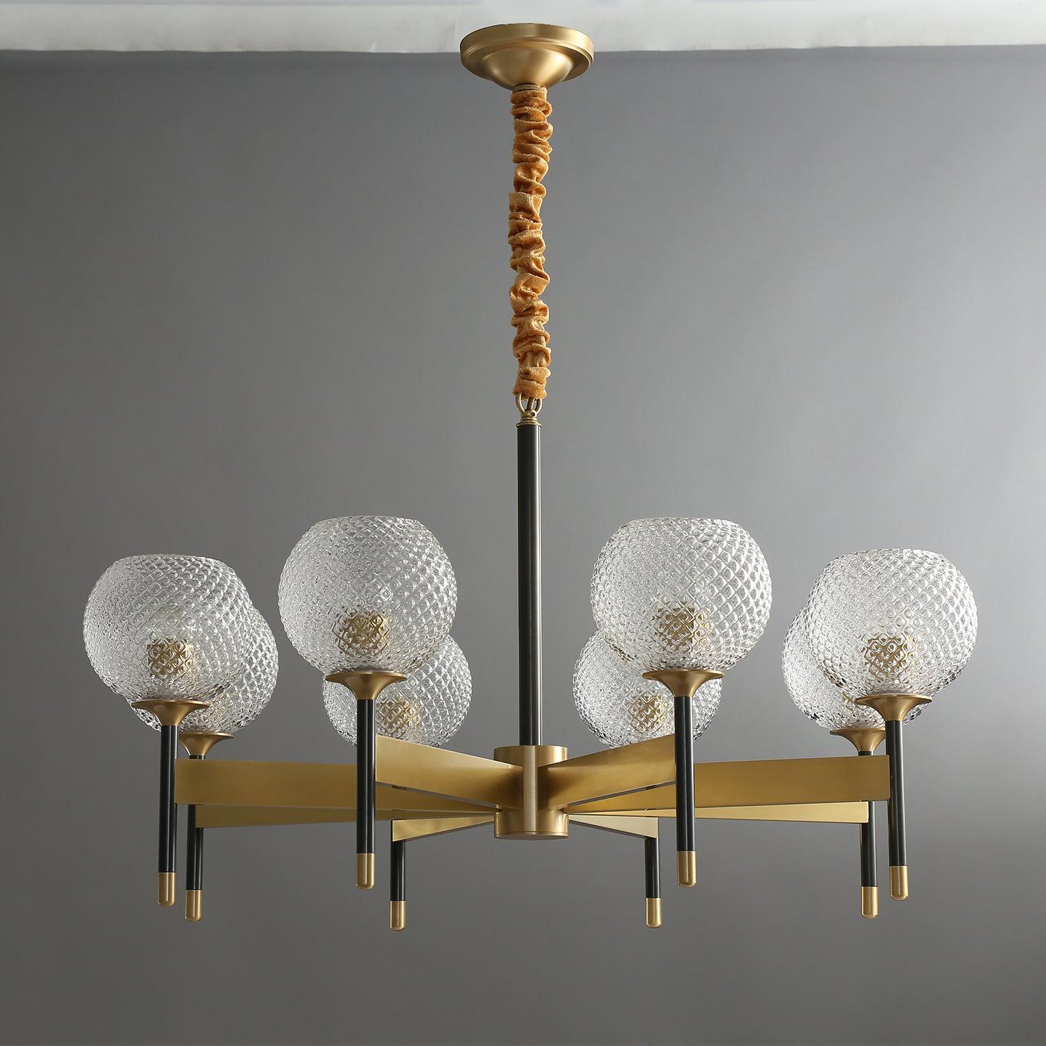 Glint Modern Brass Chandelier
