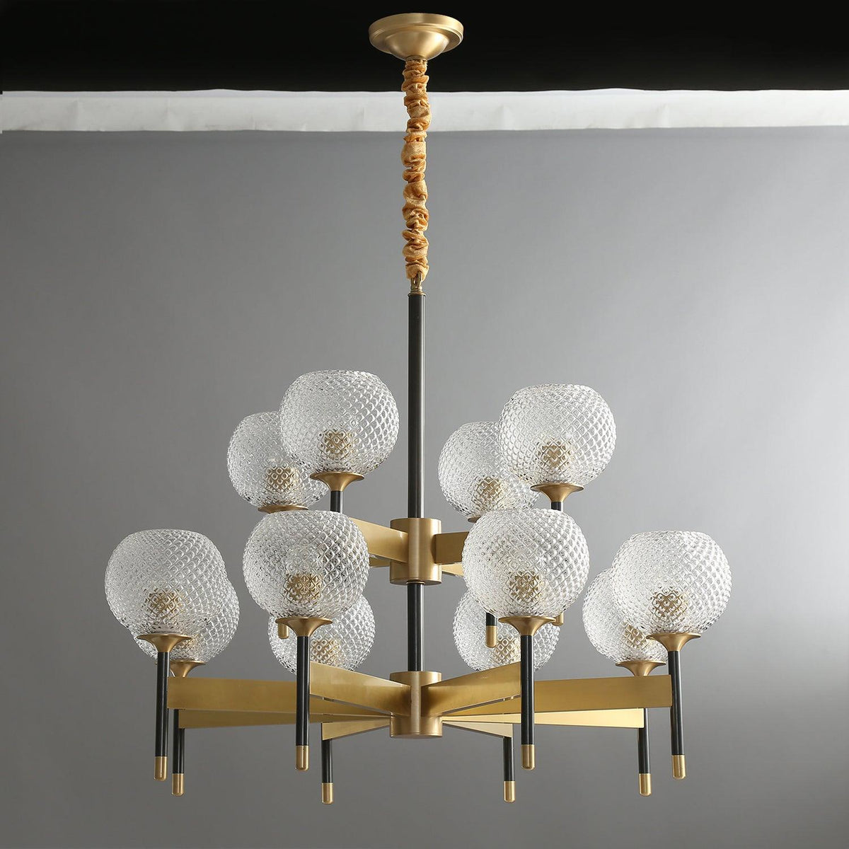 Glint Modern Brass Chandelier