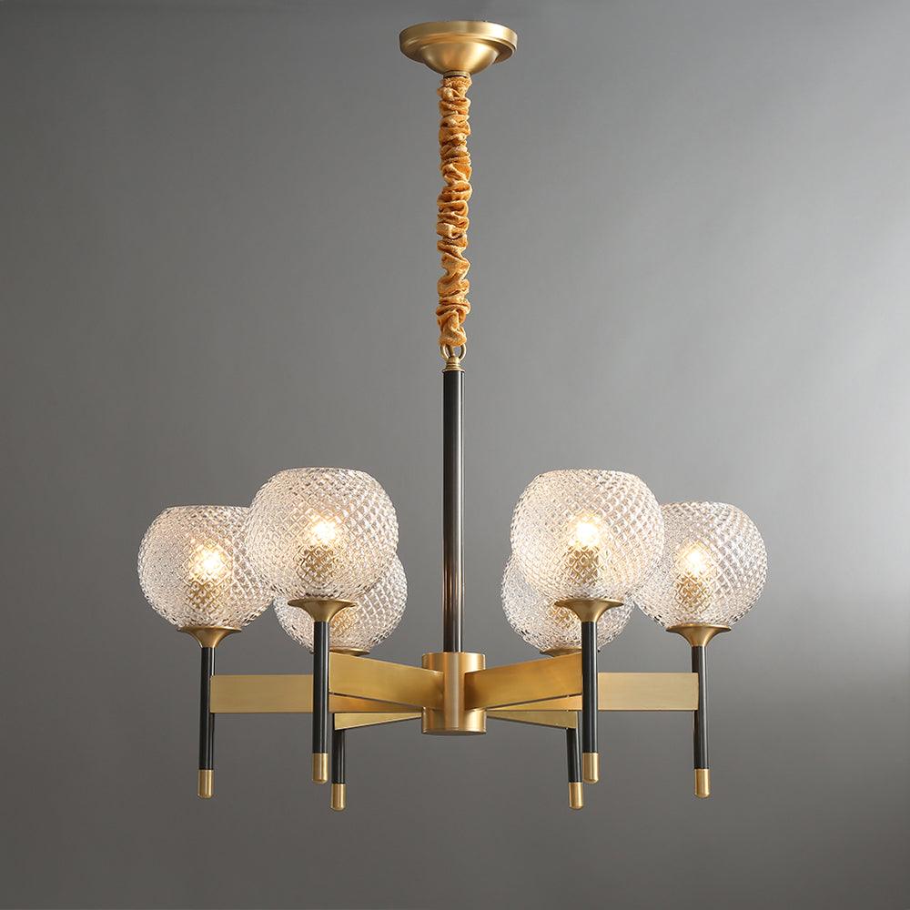 Glint Modern Brass Chandelier