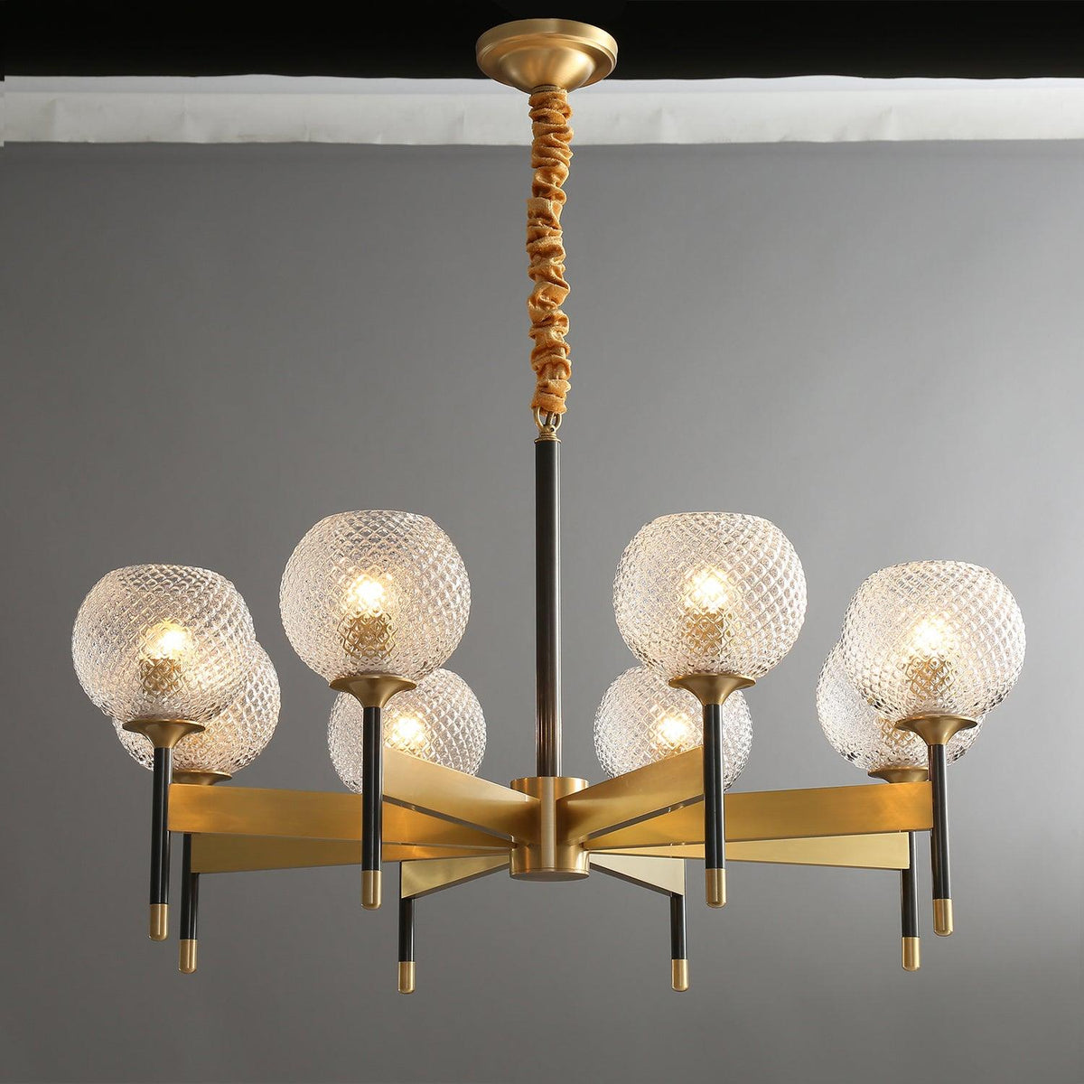 Glint Modern Brass Chandelier