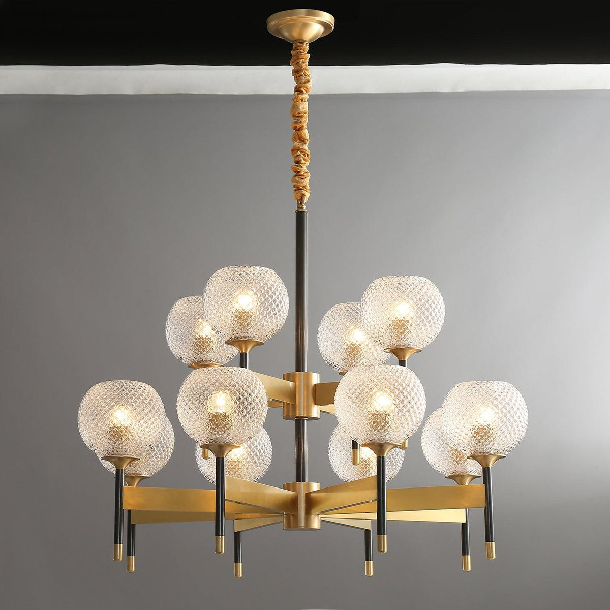Glint Modern Brass Chandelier