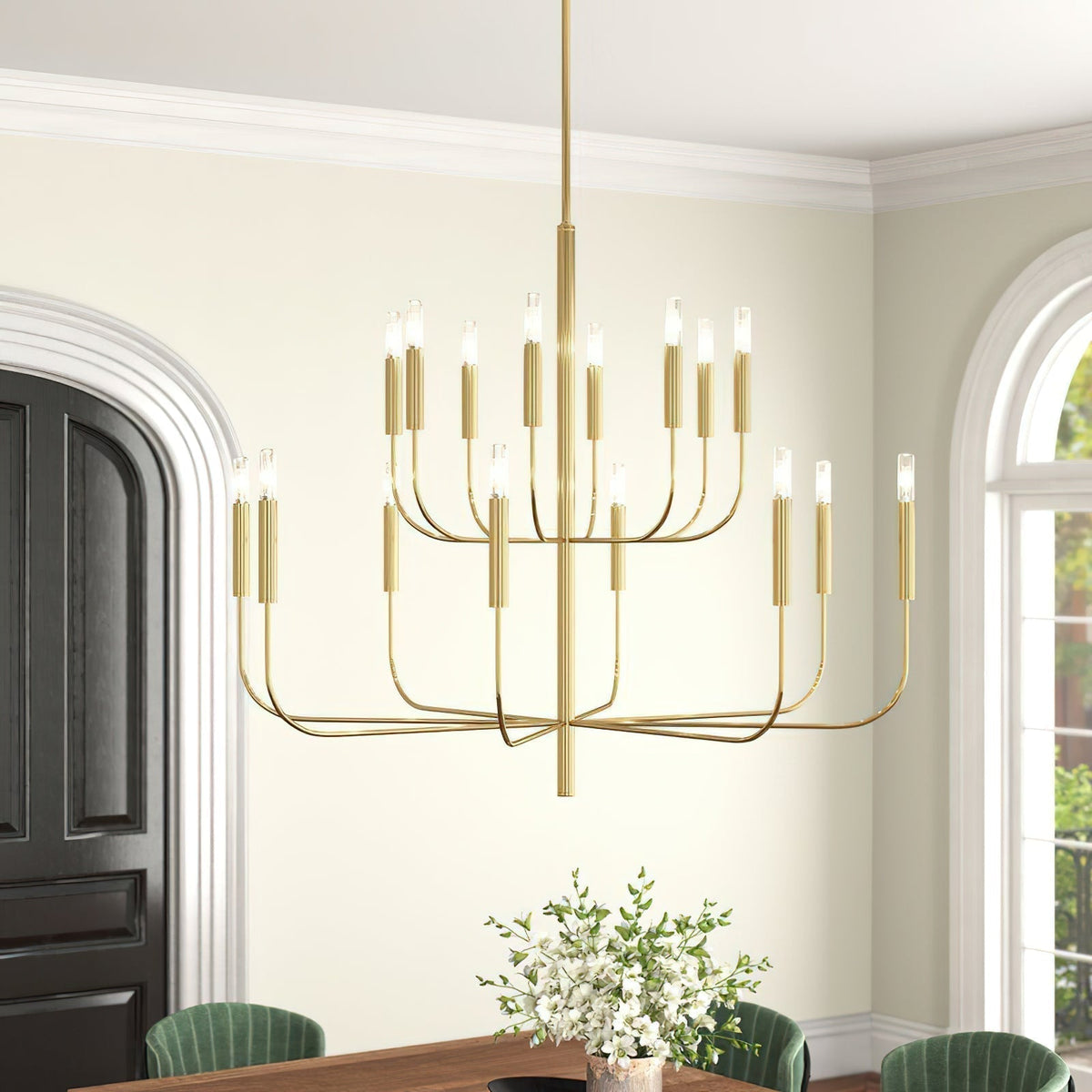 Oriirora Brass Chandelier
