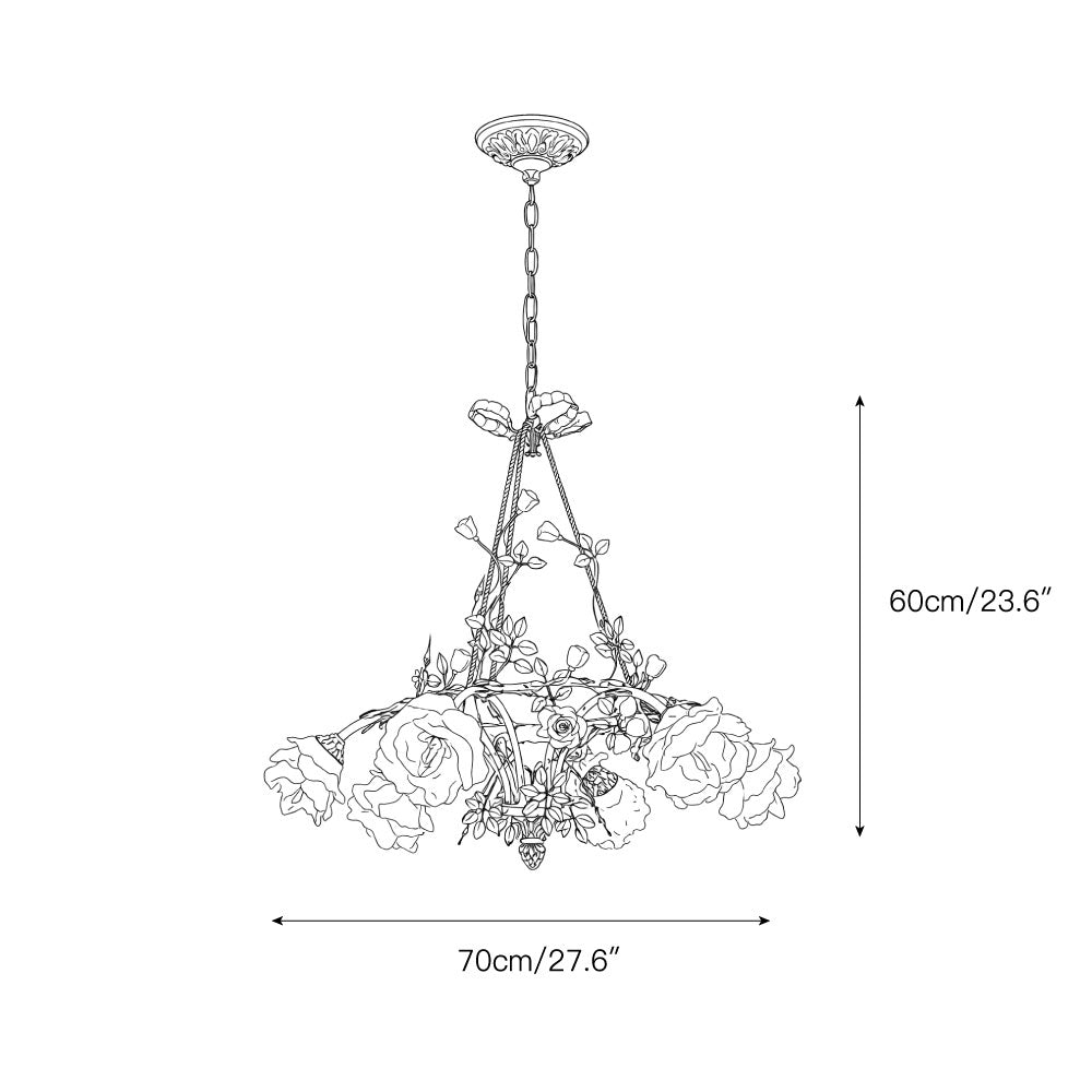 Caleira Rose Chandelier