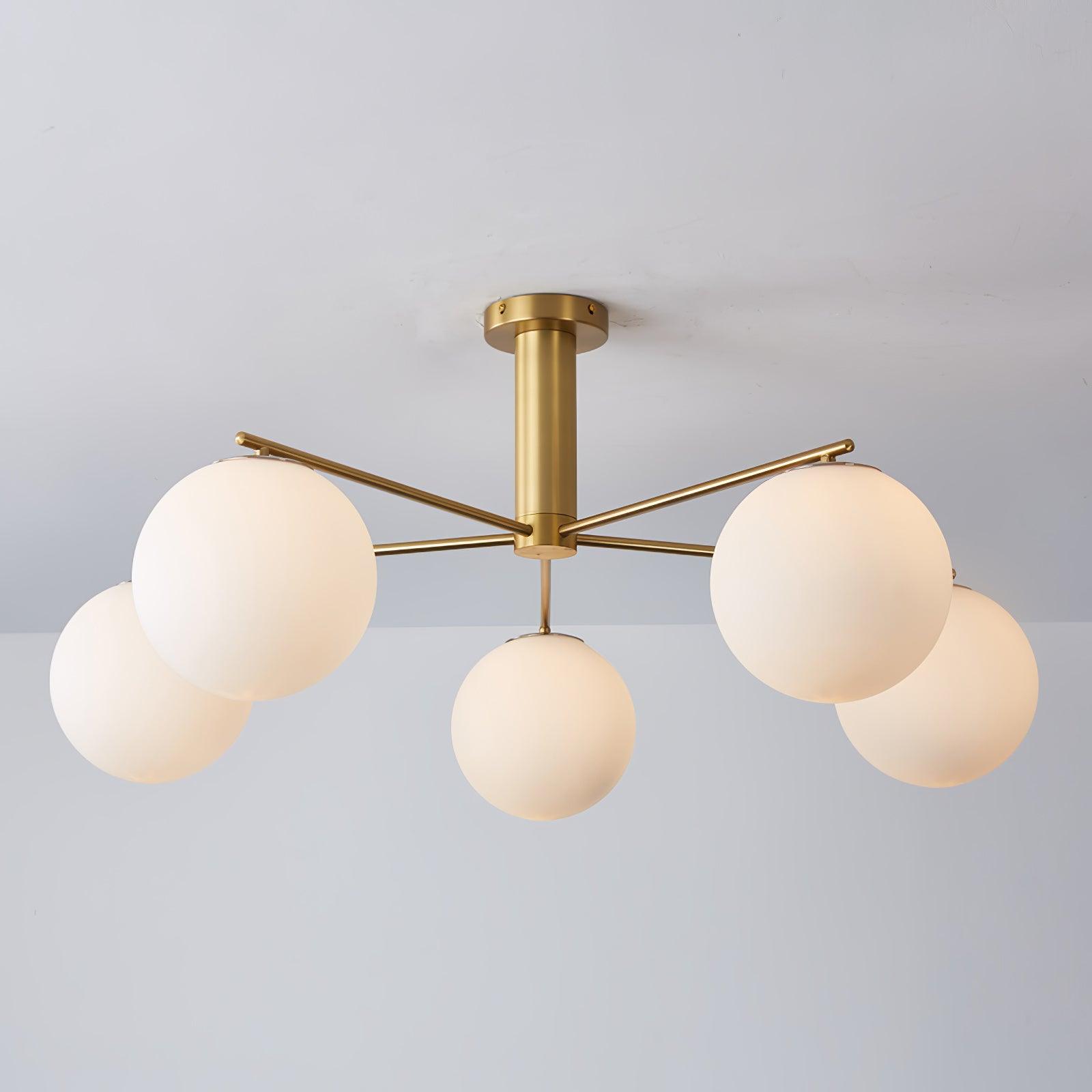 Celeneon Luxe Glass Chandelier