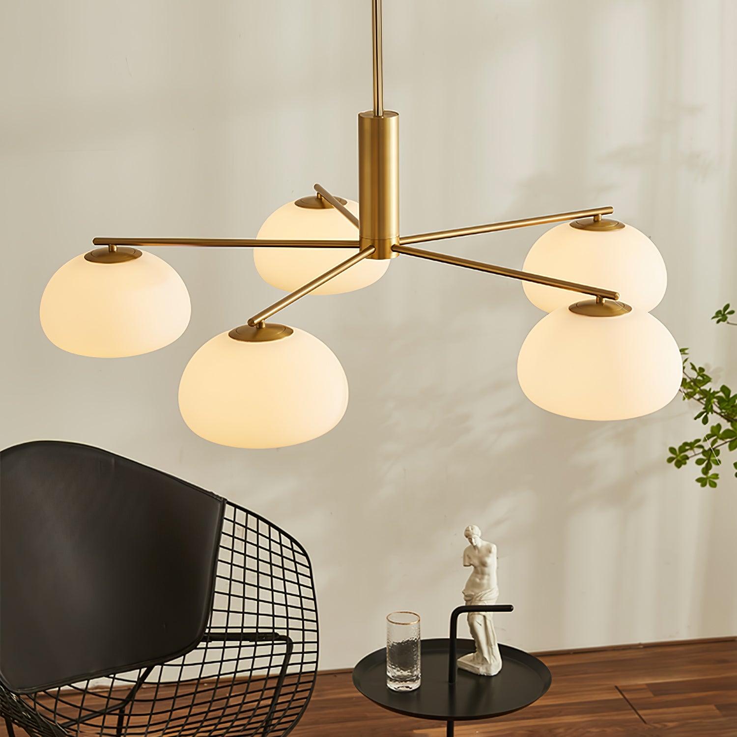 Celeneon Luxe Glass Chandelier