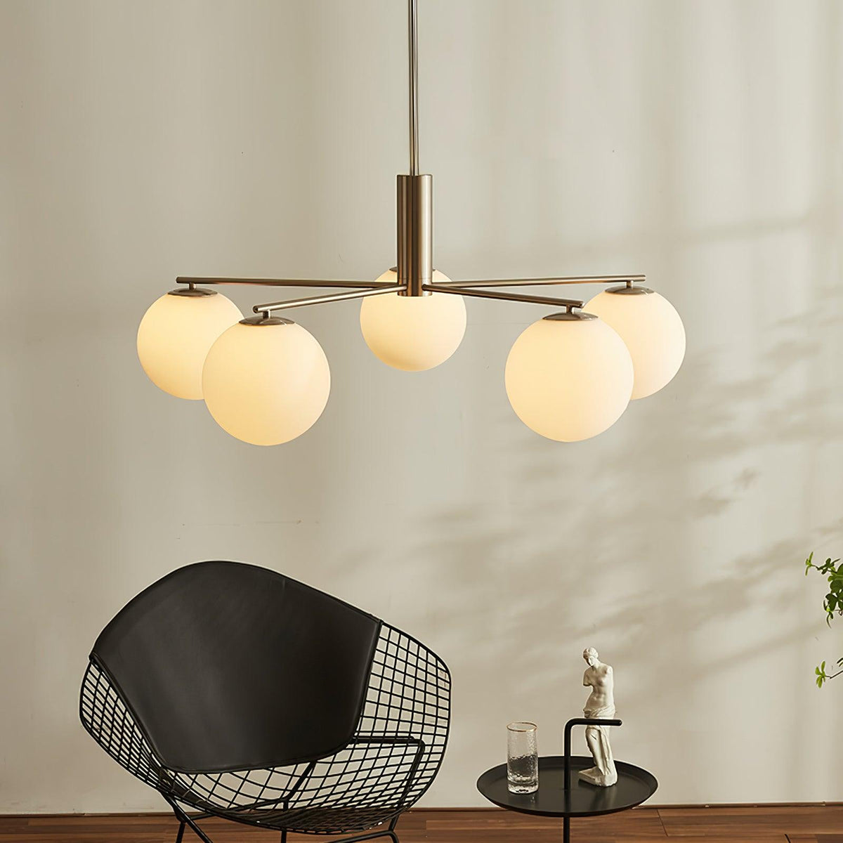 Celeneon Luxe Glass Chandelier