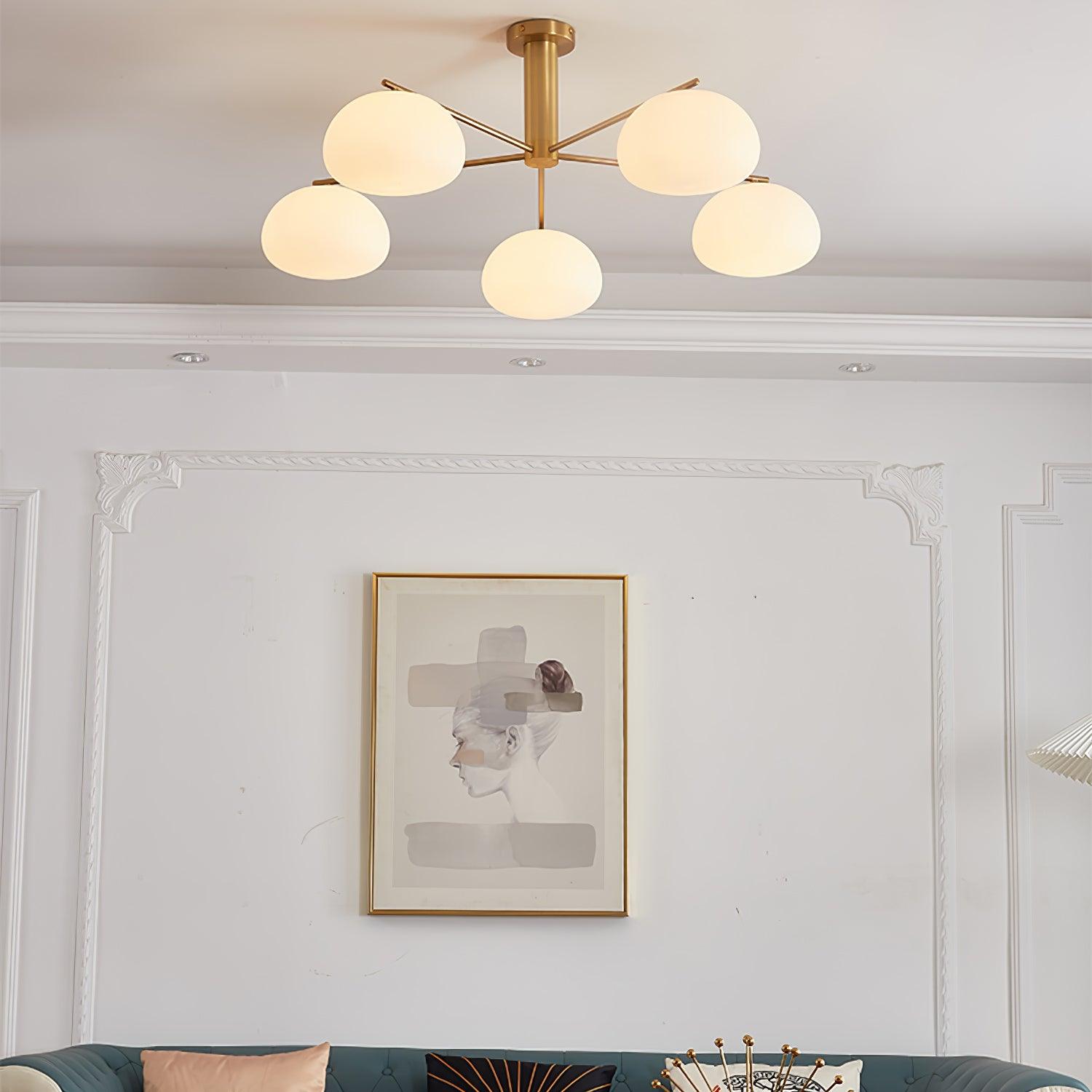 Celeneon Luxe Glass Chandelier