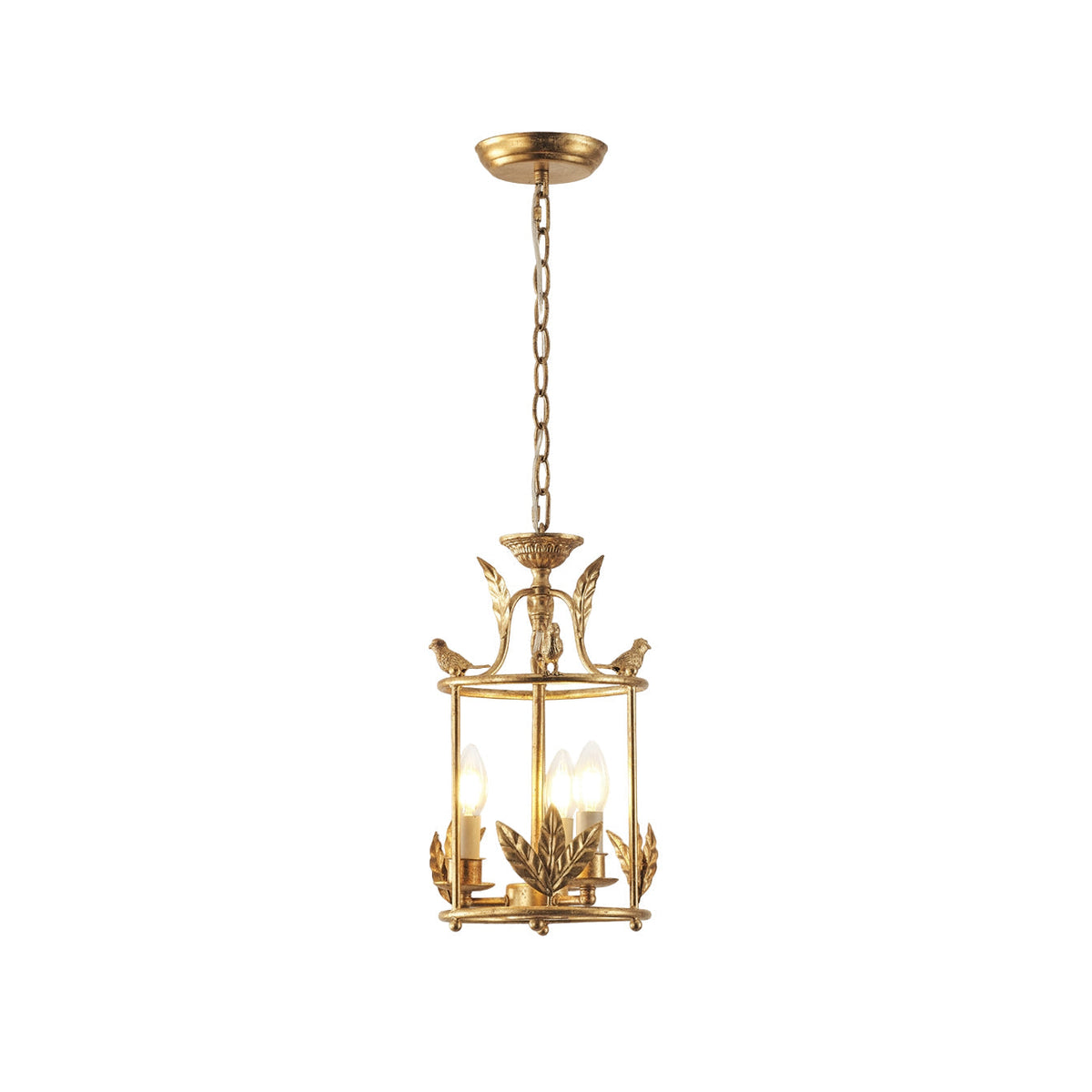 Arlen Baroque Style Metal Lantern Pendant Light