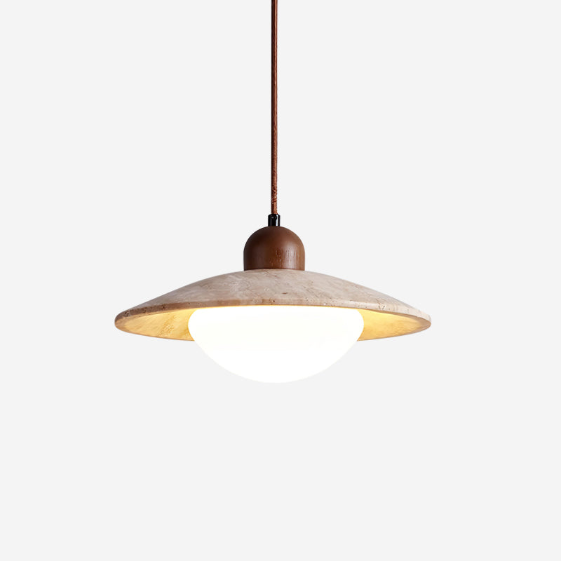 Ritta Pendant Lamp Travertine Minimalist - Neutral Decor