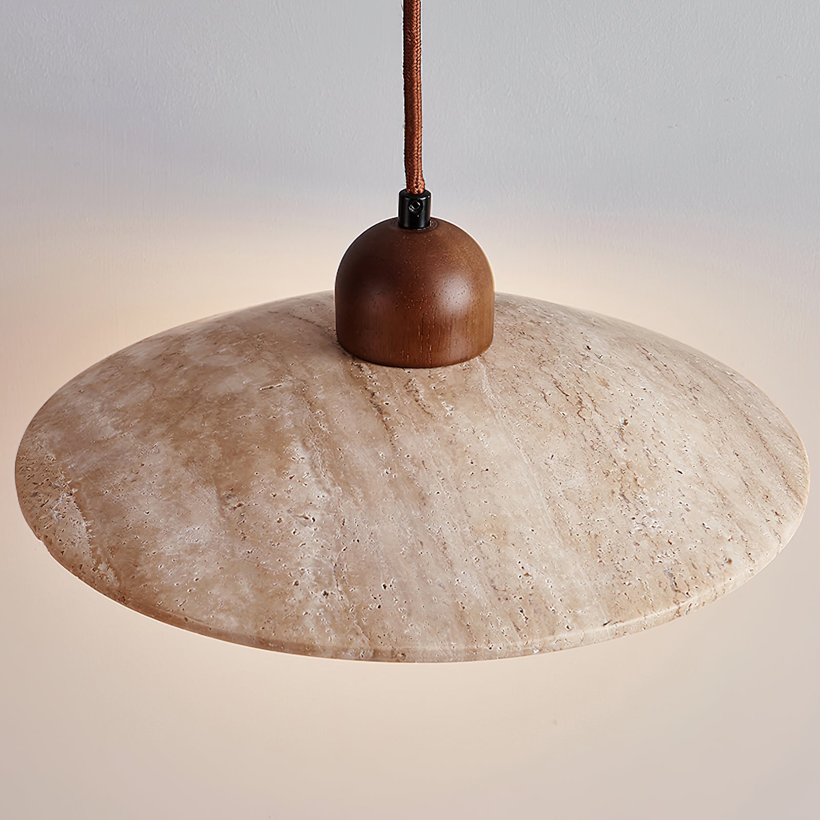 Ritta Pendant Lamp Travertine Minimalist - Neutral Decor
