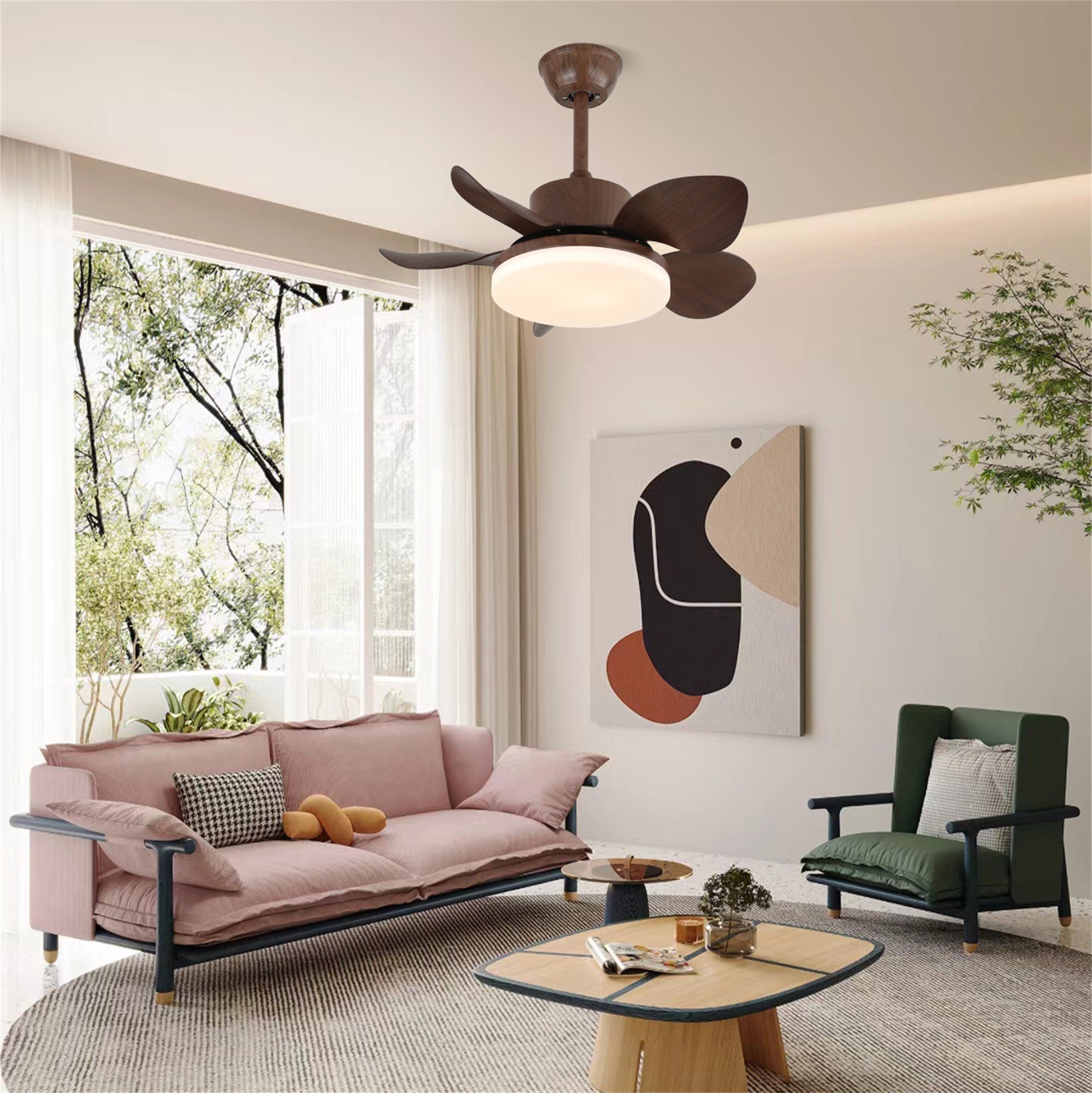 Alenya Wood Ceiling Fan Light