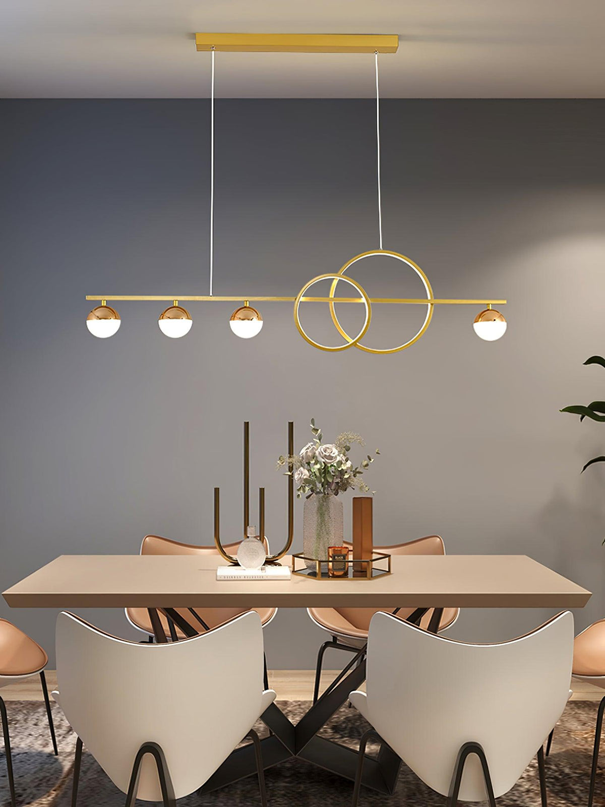 Aviniel Contemporary Brass Pendant Light