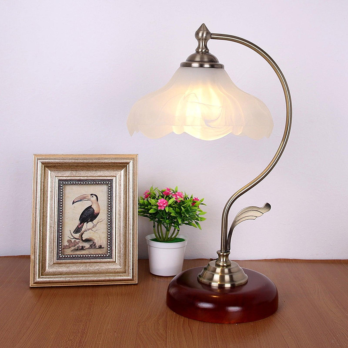 Velivise Retro Flower Table Lamp