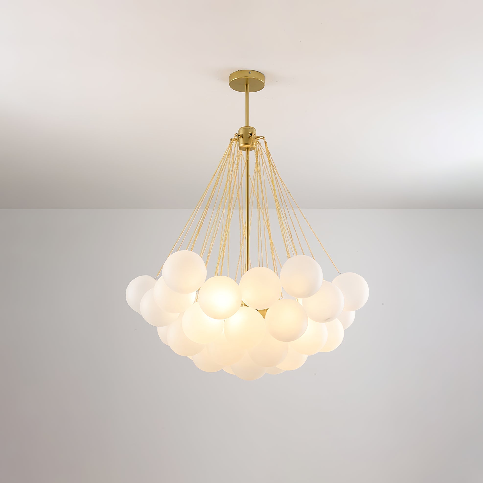 Eiririra Chandelier Bubble Frosted Glass