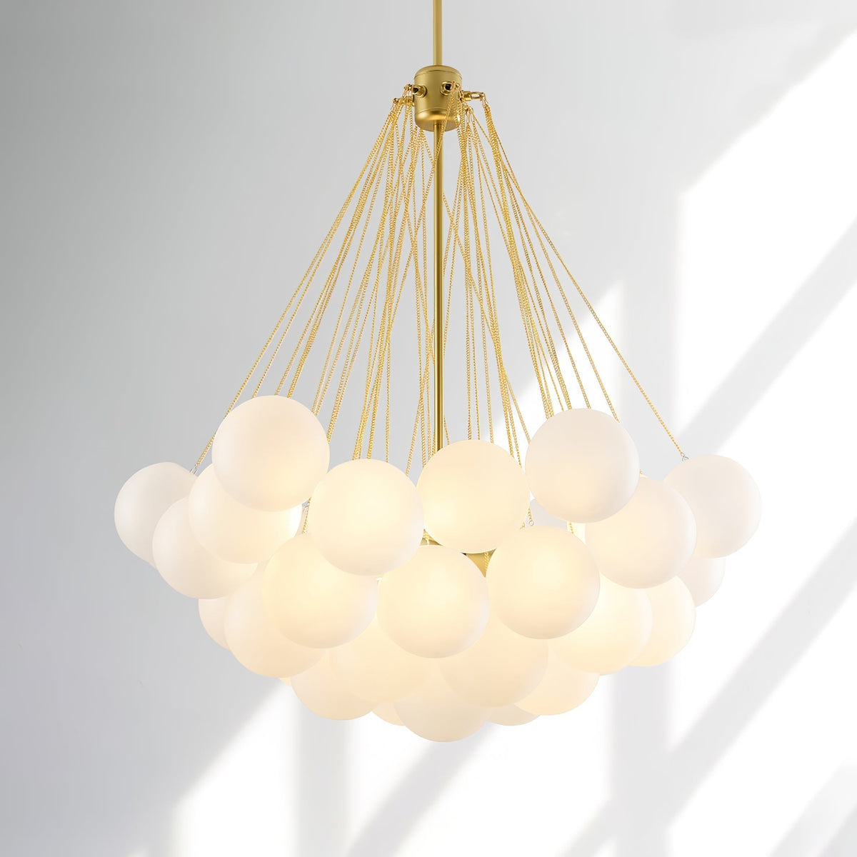 Eiririra Chandelier Bubble Frosted Glass