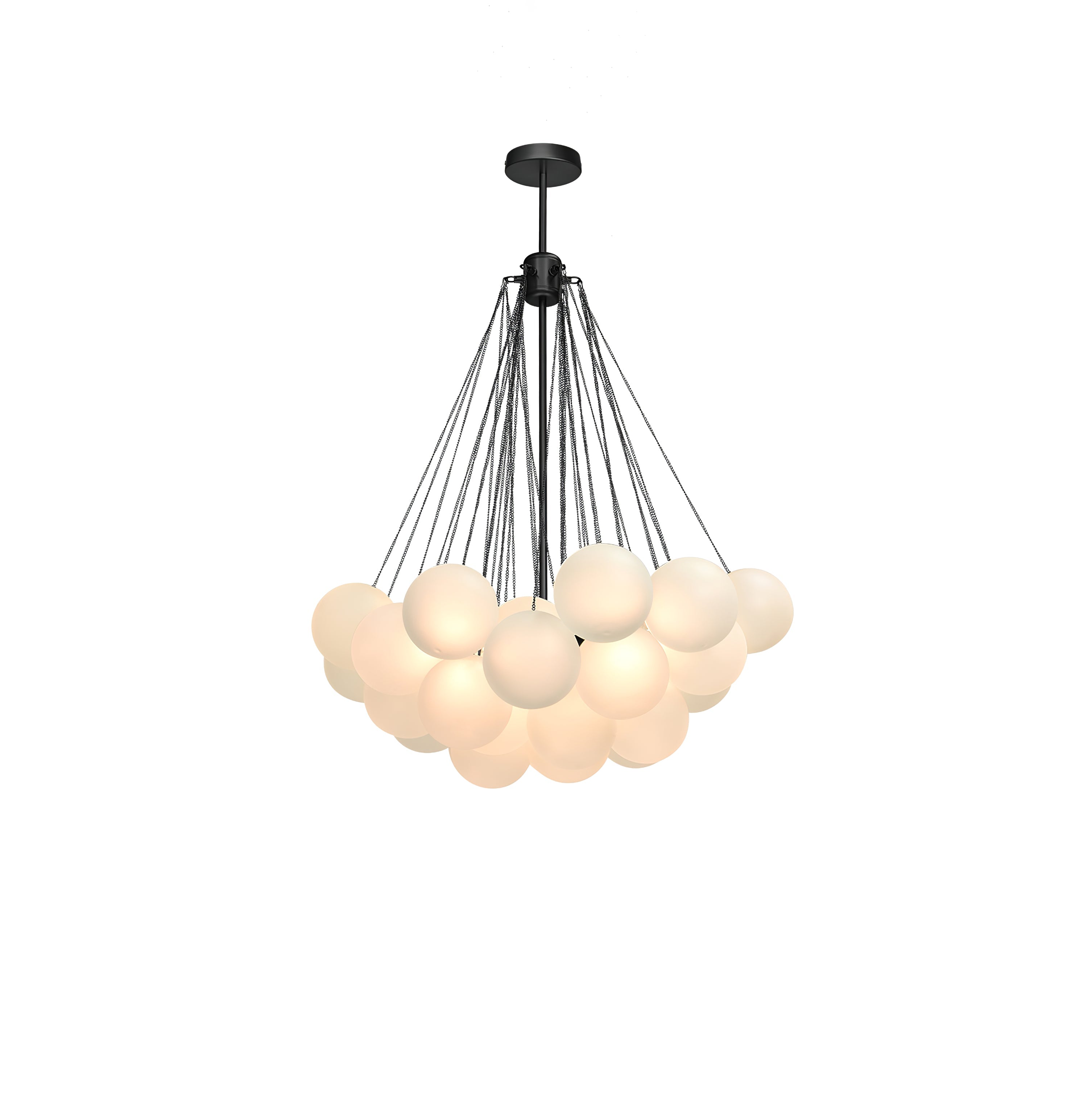 Eiririra Chandelier Bubble Frosted Glass
