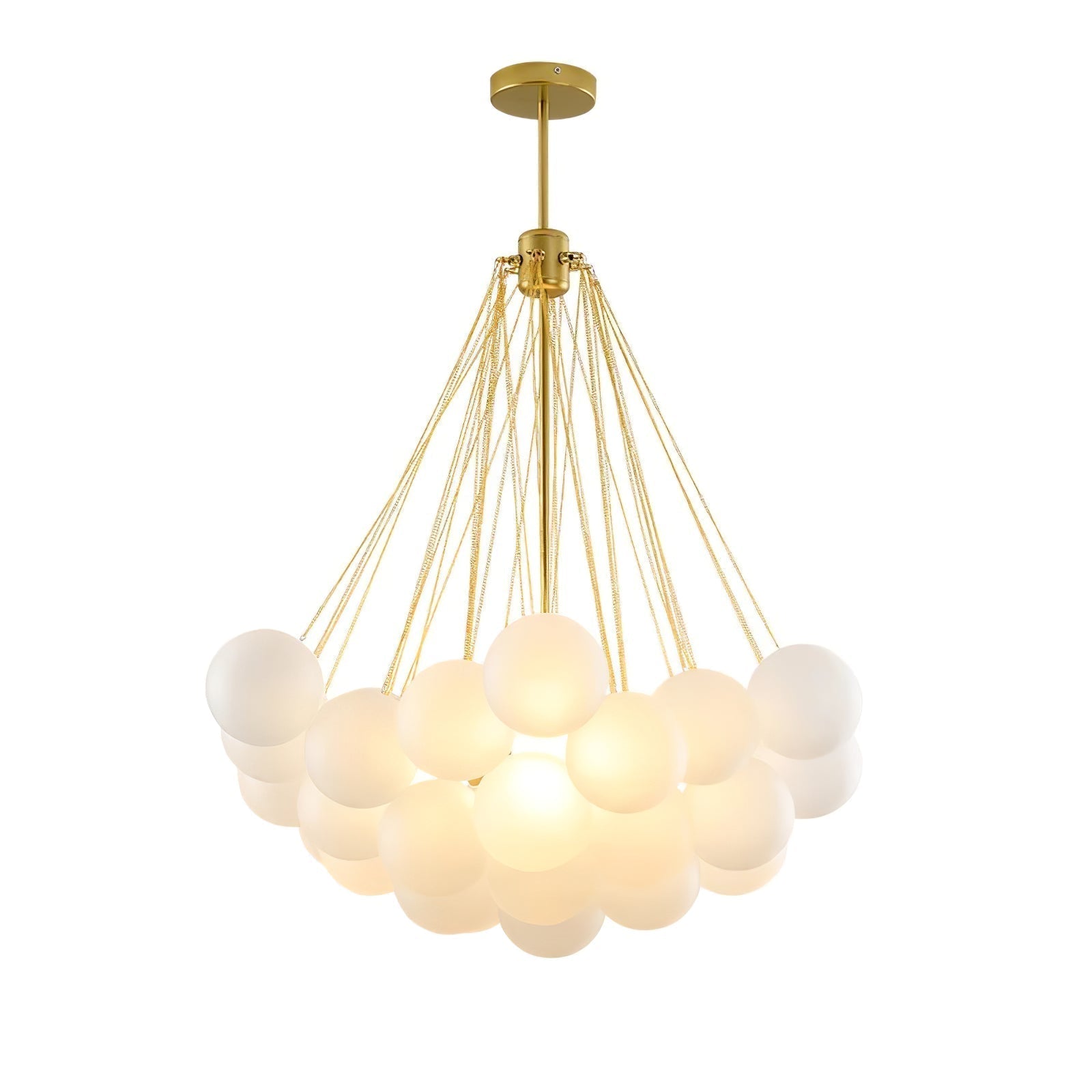 Eiririra Chandelier Bubble Frosted Glass
